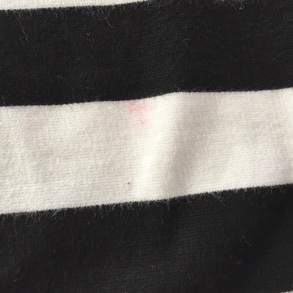 Ann Taylor Loft Petites Sleeveless Black Striped Mini Dress - Picture 7 of 8